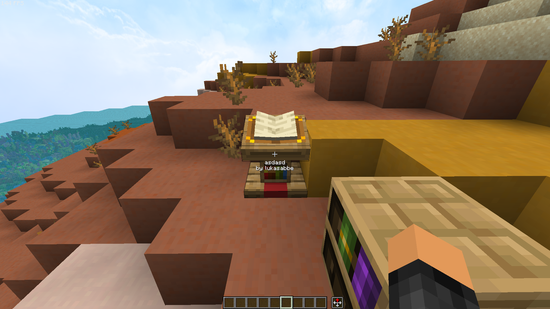 Example 4. with a lectern with a book